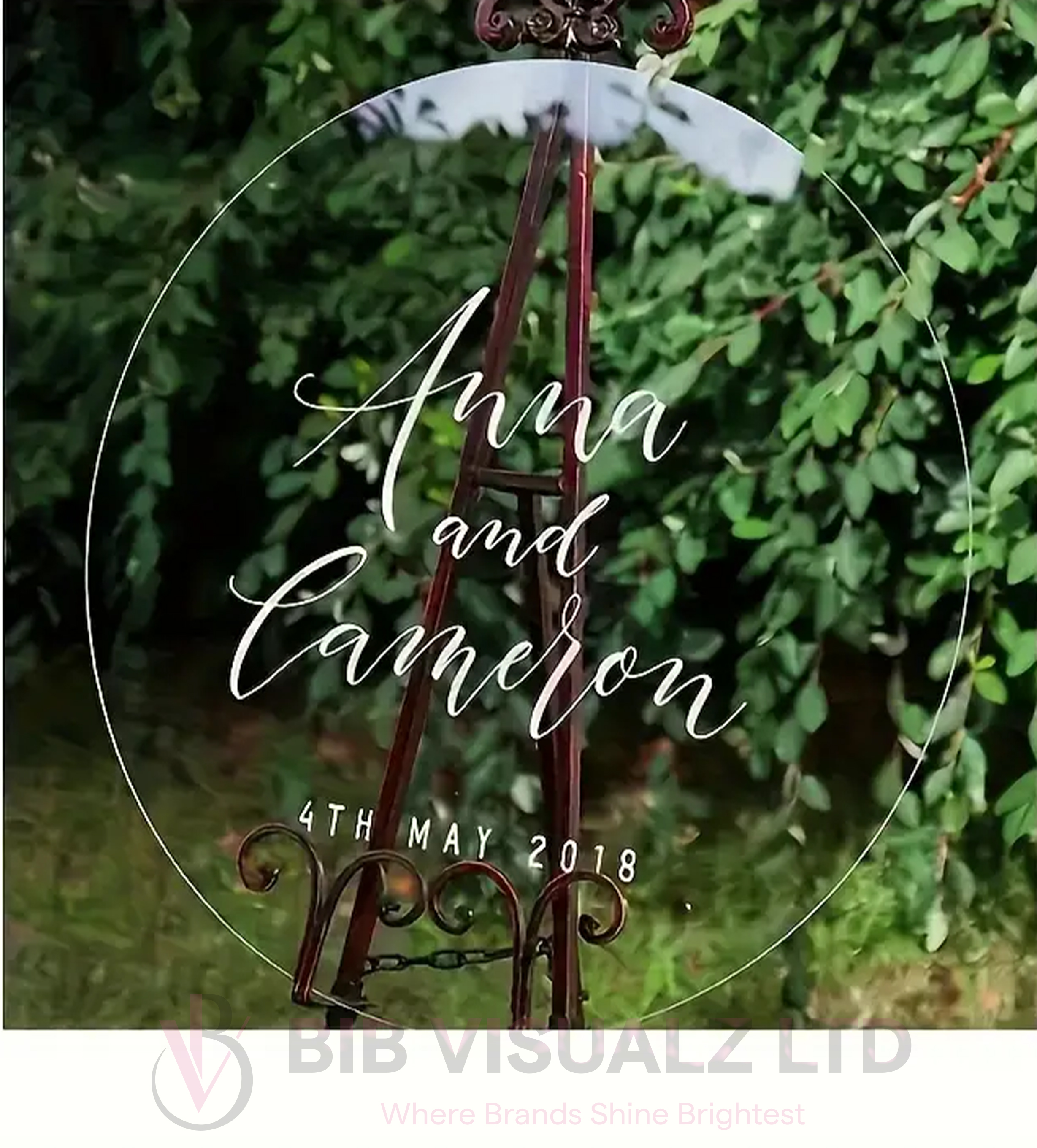 2D Flat, Personalized Party Welcome Sign