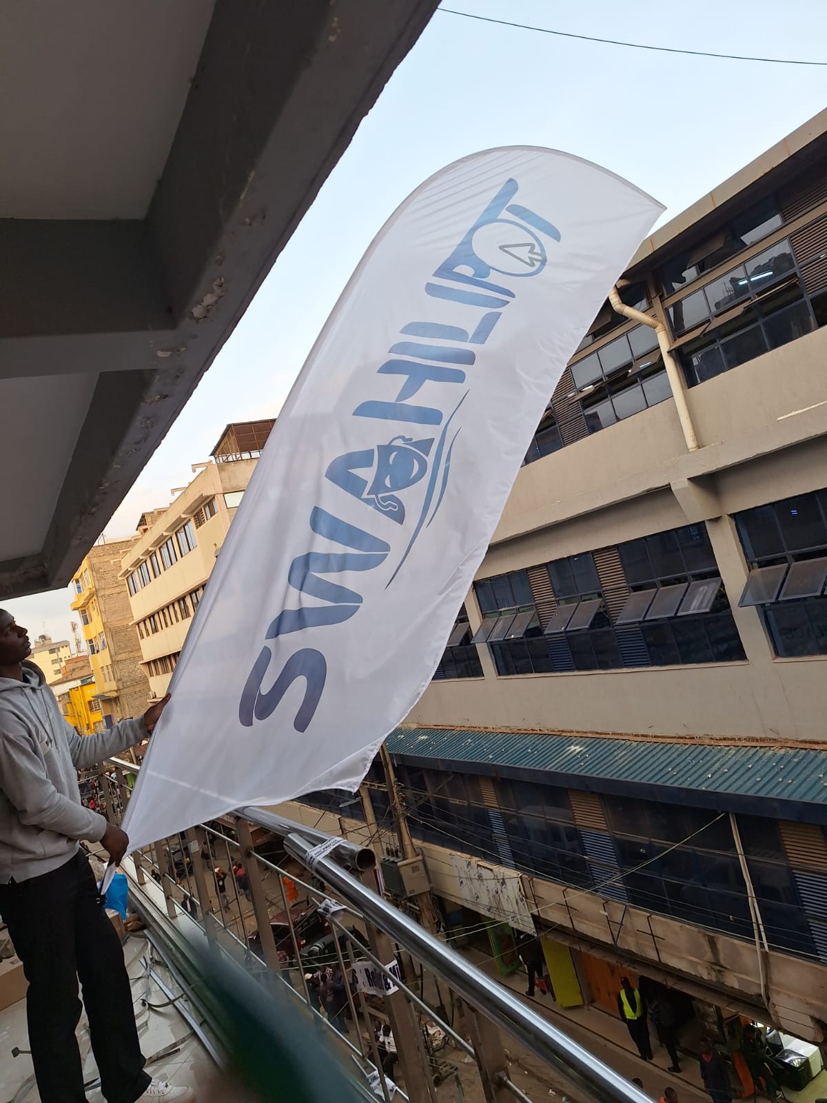 Feather Banner printing
