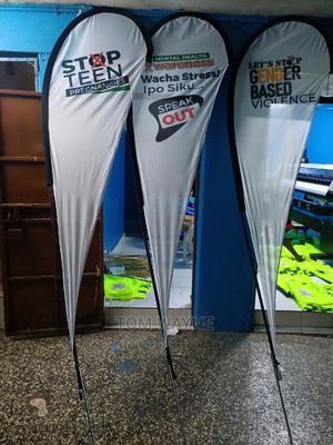 Tear Drop Flags and Stands